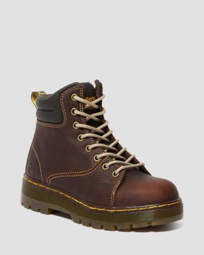Botas De Seguridad Dr Martens Gilbreth Steel Toe Cuero Para Mujer DR6018X